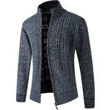 =Aidase 2024 New Men's Sweaters Autumn Winter Warm Zipper Cardigan Sweaters Man Casual Knitwear Sweatercoat male clothe aidase-shop