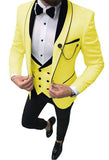 Aidase Men Suit Fashion Formal Business Slim Fit 3 Pieces White Blazers Burgundy Pants Men's  Wedding Male Set Groom Suit aidase-shop
