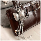 AIDASE  -  Vintage Coffee Color Casual Tote Shoulder Bag Women Cute Shopping Bag Female Handbag aidase-shop
