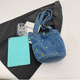 AIDASE  -  Women's Bags Fashion Designer Shoulder Bags Bucket Tote Luxury Denim Purse  Handbag aidase-shop