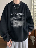 Aidase New Vintage Letter Printed Pullover Hoodies For Men Goth Sweatshirts Streetwear Oversize Hoody Hip Hop Fleece Y2K Clothes aidase-shop