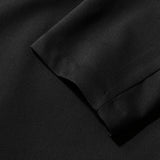 AIDASE  -  2025 Men Shirt Solid Color V Neck Open Stitch Long Sleeve Casual Men Clothing Streetwear Fashion Leisure Outerwear S-5XL aidase-shop