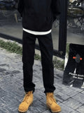 AIDASE  -  Slim Straight Casual Pants for Men in Military een Vintage Logging Workwear Sle Yellow  Boots Matching Autumn Cotton aidase-shop