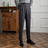 Aidase Spring Fashion Trousers Pant For Man Office Trouser Men Business Casual Pant British Social Club Outfits aidase-shop