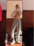 AIDASE  -  American Sle ey Sweatpants for Men Autumn Sports Fitn Training Casual Pants Straight Leg Long Pants Youth Faion aidase-shop