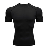 Aidase Sport T Shirt Men Quick Dry Short Sleeve Sport Tee Tops Gym Fitness Compression Shirt Training Running T-Shirt Men Rashgard aidase-shop
