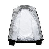 AIDASE  -  Fashion Casual Color Contrast Round Neck Coat Version Loose Quality Comfortable Fabric Breathable Not Stuffy Crisp Version Tall aidase-shop