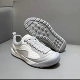 AIDASE  -  Men White Sports Tennis Shoes Outdoor LaceUp Footwear Designer Sneakers Trekking Sneakers Men Tourism Travel Shoes Outdoor Retro aidase-shop