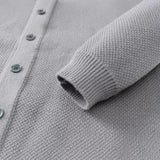 AIDASE  -  Autumn Winter New Fashion Men’s Solid Color Single-breasted O-neck Long Sleeve Casual Trendy Knitted Cardigans Male Clothes Coat aidase-shop