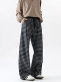 Aidase Y2k Vintage Baggy Plaid Pants Man Oversized Korean Fashion Harajuku Japanese Style Streetwear Gyaru Check Trousers