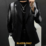 Aidase High Quality Blazer Luxury Diamond Mens Fashion Heavy Industry Hot Diamond Punk Slim Suit Jacket Men Chaquetas Hombre De Vestir aidase-shop