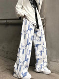 AIDASE  -  Women's Summer Autumn Casual Pants French Vintage Loose Casual Pants Lady Mopping Straight Leg Wide Leg Pants