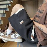 AIDASE  -  Fake Two-piece Ice Silk Men Summer Thin New Loose Casual Sports Trousers aidase-shop