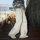 AIDASE  -  Spring Autumn Big Pocket Men's Cargo Pants Loose Straight Wide Leg Trousers Baggy Outdoor Workwear Pants Man Hip Hop Sweatpants aidase-shop