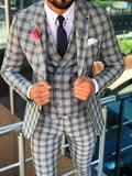AIDASE  -  New Men Suit Hot Wedding Men's Suit Business Suit Stripe 3-Pieces Tailor-Made Groom Groomsman Formal Occasions Size Customized aidase-shop