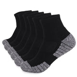 AIDASE  -  6 pairs Outdoor sports socks Thickened towel bottomed hiking socks Sweat-absorbing short tube sports running socks Men Socks aidase-shop