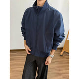 AIDASE  -  American Jacket Men's Autumn Workwear Short Stand Collar Jacket Outdoor Waterproof Coats aidase-shop