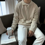 AIDASE  -  Loose Black Knitwear for Men Autumn New Style Japanese Style Loose Size Large Spring Autumn Men's Pullover Sweater aidase-shop