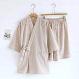 AIDASE  -  Suit Men Regular Fit Men'S Upper And Lower Suits For Summer And Soft Thin Breathable Home Wear Work Wear Yukata And 트레이닝복 세트 남자 aidase-shop