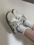 AIDASE  -  Women's New Breathable Mesh Sneakers Casual Thick Sole White Shoes Soft Bottom Versatile Niche aidase-shop