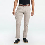 AIDASE  -  Men Lightweight Cotton Spandex Chinos Athletic Fit Tapered Leg Muscle Pants Summer Breathable Casual Stretch Slim Fit Trousers aidase-shop