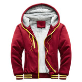 Aidase Men Hoodies Winter Thick Warm Fleece Zipper Men Hoodies Coat Sportwear Male Streetwear Hoodies Sweatshirts Men aidase-shop