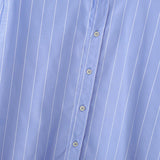 AIDASE  -  Men Striped Shirt Lapel Long Sleeve Button Loose Casual Men Clothing Streetwear Korean Style Fashion Shirts Tops S-5XL aidase-shop