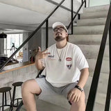 Aidase Men's T-shirt Loose Tops Baggy Oversized Print Male Tees Shirts O Neck Alphabet Cheap Clothes And High Quality Ordinary 5xl Y2k