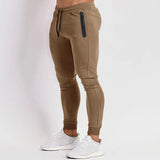 AIDASE  -  European American Spring Summer Men's Casual Sports Leggings Trousers Fitness Running Zipper Pants aidase-shop