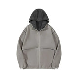 AIDASE  -  Winter New Fashion Men's Outdoor Casual Trendy Simple Basic Color-coded Long Sleeve Loose Hooded Sweatshirts Male Coats Clothes aidase-shop