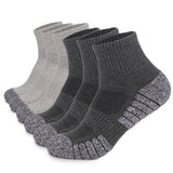 AIDASE  -  6 pairs Outdoor sports socks Thickened towel bottomed hiking socks Sweat-absorbing short tube sports running socks Men Socks aidase-shop