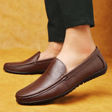Aidase High Quality Men's Business Leather Shoes Dress Casual Shoes for Men Soft Genuine Leather Fashion Mens Comfortable Oxford Shoes aidase-shop