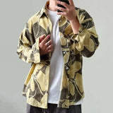 AIDASE  -  Spring Men's Shirt Lazy Niche Casual 2025 Turn-down Collar Single Breast Long Sleeve Streetwear Male Tops