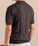 AIDASE  -  Summer Retro Collar Italy Polo Shirt Men Cotton Blend Short Sleeve Lightweight Breathable Casual Half Sleeve Top Knitted Tshirt aidase-shop