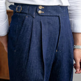 Aidase High Quality Italy Business Dress Pants Men  Office Social Suit Pants Casual Wedding Groom Trouser Pantaloni Uomo Casual Blue