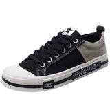AIDASE  -  Brand Men's Canvas Shoes Breathable Outdoor Casual Sneakers Comfortable Spring Autumn Black Walking Sneakers Flat Design aidase-shop