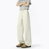 AIDASE  -  American Sle Slim Fit Knife  Pants Men Summer New Loose Large Size Drapey Wide Leg Floor Length Casual Trousers aidase-shop