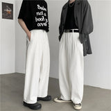 AIDASE  -  Baggy Jeans Men Oversized Casual Wide Leg Jeans Men Streetwear Korean Loose Straight White Jeans Mens Denim Trousers S-3XL aidase-shop