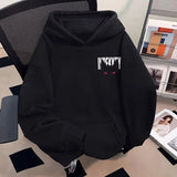 AIDASE  -  American Sle Demon Eye Print Hoodie Sweatirt Trendy High Street Autumn Winter Casual Loose Fit ex Cotton Polyester aidase-shop