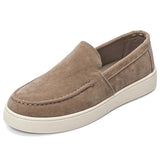 AIDASE  -  Fashion Men's Casual Shoes Suede Leather Men Classic British Style Tassels Loafers Moccasins Mens Outdoor Driving Flats aidase-shop