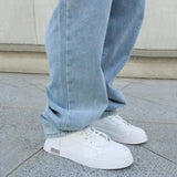 AIDASE  -  Men's Streetwear Fashion Jeans Korean Baggy Wide Leg Solid Color Denim Pants Four Seasons Hip Hop Casual Straight Male Trousers aidase-shop