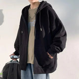 AIDASE  -  Cardigan hoodie jacket for men in spring and autumn new casual fashion brand autumn clothing men's hooded jacket sports jac aidase-shop