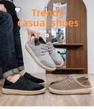AIDASE  -  Men's Two-Way Wear Driving Shoes Slip-On Beijing Style Casual Fishing Boat Shoes Breathable Low Cut Comfortable All-Season aidase-shop