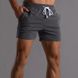 AIDASE  -  Men's Tight Short Shorts Zipper Stretch Slim Men's Shorts Sports Casual Jeans Summer Shorts Gym and Fitness Training Trousers aidase-shop