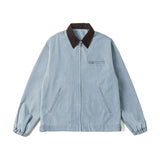 AIDASE  -  Autumn Winter New Fashion American Men's Color-coded Casual Trendy Simple Basic Loose Turn-down Collar Zipper Jackets Male Coats aidase-shop