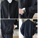 AIDASE  -  Men's Autumn Jacket Men Korean Streetwear Fashion Loose Casual Vintage Bomber Jacket Commuter Spring Coat Outerwear aidase-shop