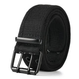 AIDASE  -  Men's Tactical Belt Double Row Needle Buckle Woven Women's Sports Outdoor Work Belt with Cargo Pants Jeans Belt Neut aidase-shop