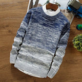 AIDASE  -  Youth Korean Sle Long Sve round Ne Pullover Sweater Casual Slim Fit Knitted irt for Men Spring Autumn Faionable aidase-shop