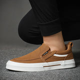 AIDASE  -  Men Casual Shoes Classic Vulcanized Sneakers Men's Canvas Shoes Couple Casual Shoes Low Top Flats Shoes Retro Shoes SS26162 aidase-shop