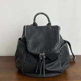 AIDASE  -  Custom Initials Vintage Backpacks For Women Luxury Designer Handbag Purses New In PU Imitation Cow Leather Washing Shoulder aidase-shop